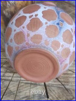 Art pottery vase vintage handmade. Ceramic vase. Author's work in a single copy