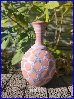 Art pottery vase vintage handmade. Ceramic vase. Author's work in a single copy Art pottery vase vintage handmade. Ceramic vase. Author's work in a single copy