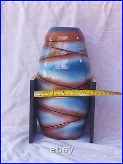 Art pottery vase vintage handmade. Ceramic vase. Vases. Author's work