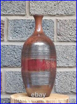 Art pottery vase vintage handmade. Interior vase. Author's work in a single copy