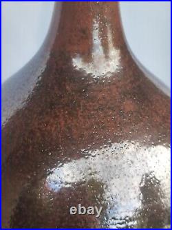 Art pottery vase vintage handmade. Interior vase. Author's work in a single copy
