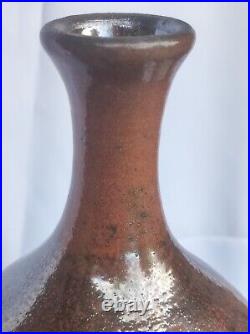 Art pottery vase vintage handmade. Interior vase. Author's work in a single copy