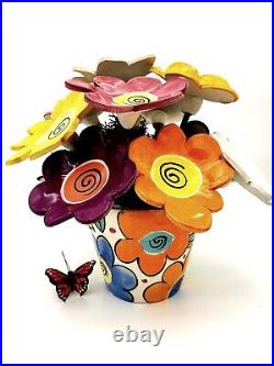 Artist Fiona Collins Designs Ceramic Flower Pot