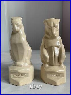 Ashtead Potters Donald Gilbert Art Deco Jungle Book Figures Balloo & Bacheera