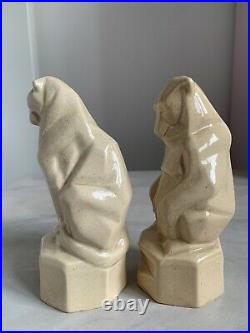 Ashtead Potters Donald Gilbert Art Deco Jungle Book Figures Balloo & Bacheera