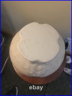 Athena Pottery Ceramic Set Ivory Purple with Flowers Design Athena Pottery Ceramic Set Ivory Purple with Flowers Design