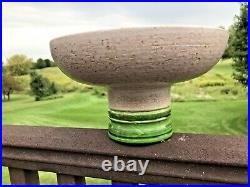 BITOSSI Italian Art Pottery Aldo Londi Rosenthal Netter Compote Footed Bowl