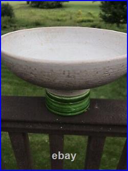 BITOSSI Italian Art Pottery Aldo Londi Rosenthal Netter Compote Footed Bowl