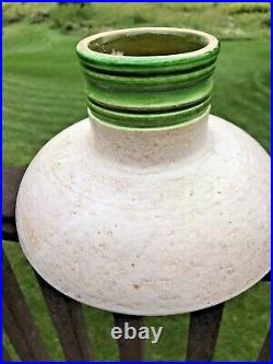 BITOSSI Italian Art Pottery Aldo Londi Rosenthal Netter Compote Footed Bowl