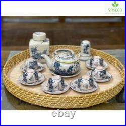 Bat Trang Pottery Ceramic Tea Set Authentic Vietnamese Craftsmanship Village