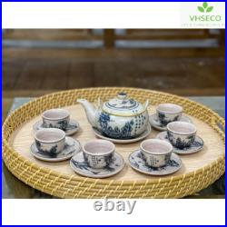 Bat Trang Pottery Ceramic Tea Set Authentic Vietnamese Craftsmanship Village