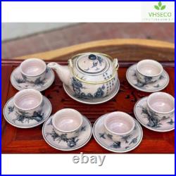 Bat Trang Pottery Ceramic Tea Set Authentic Vietnamese Craftsmanship Village