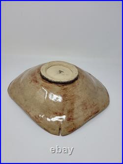Beautiful Art Pottery Centerpiece Bowl Signed SP Vintage Dated 02