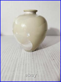 Beautiful Ceramic Art Pottery Teardrop Vase 7x5