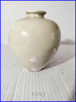 Beautiful Ceramic Art Pottery Teardrop Vase 7x5
