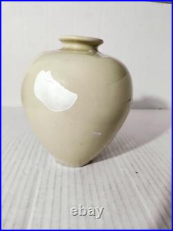 Beautiful Ceramic Art Pottery Teardrop Vase 7x5