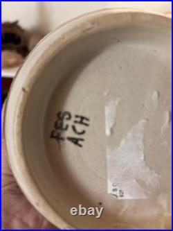 Beautiful Moroccan Pottery Singed Fes Arch