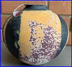 Beautiful Round Ceramic Studio Art Pottery Modern Vase Society Arts Crafts NSW