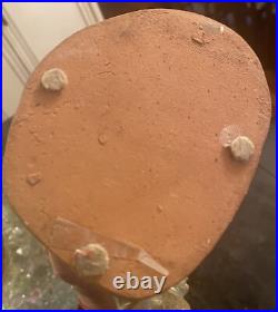Beautiful Studio Art Pottery Ceramic Abstract Vase 19 In Signed Jam