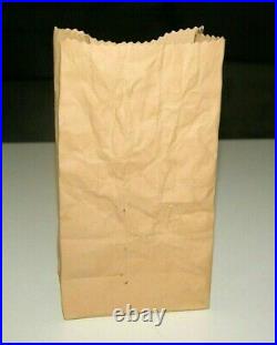 Beautiful Vintage Michael Harvey Craft #2 Brown Paper Bag Ceramic Pottery Vase