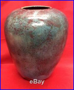 Ben Owen lll, N. C. Art Pottery, 1987, Chinese Red Egg Vase