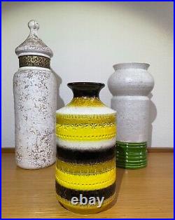 Bitossi Aldo Londi Ceramic Italian Art Vase Pottery Mid Century Modern Rosenthal