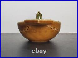 Bitossi Signed Ceramic Duck Shape Art Pottery Bowl by Aldo Londi 60s Italian MCM