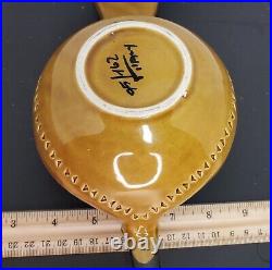 Bitossi Signed Ceramic Duck Shape Art Pottery Bowl by Aldo Londi 60s Italian MCM