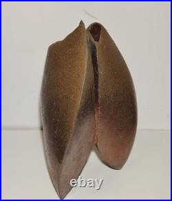 Bizen sculptural vase by famous artist Fumio Kawabata, Japanese modern pottery Bizen sculptural vase by famous artist Fumio Kawabata, Japanese modern pottery