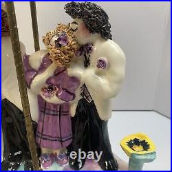 Branah Layah Ceramic Wedding Menorah Signed'95 Vintage Judaism Art Pottery RARE