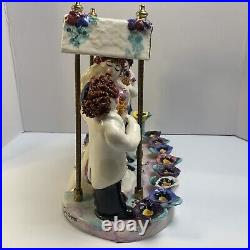 Branah Layah Ceramic Wedding Menorah Signed'95 Vintage Judaism Art Pottery RARE