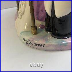 Branah Layah Ceramic Wedding Menorah Signed'95 Vintage Judaism Art Pottery RARE