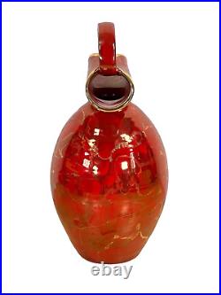 Bruce Fairman Studio Art Pottery Ceramic Vase Iridescent Drip Glaze 2003 Signed