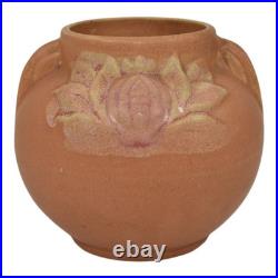 Brush McCoy Tan Pink Mid Century Modern Art Pottery Ceramic Vase 737