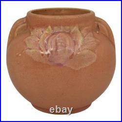 Brush McCoy Tan Pink Mid Century Modern Art Pottery Ceramic Vase 737