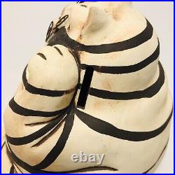 C Butler Jones Art Pottery Ceramic Cat Coin Bank Artist Vintage Wire Whiskers