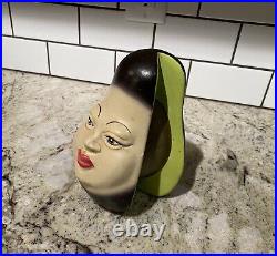 C. EL MEXICO Mexican Art Pottery (Sergio Bustamante Style) Ceramic Avocado Face