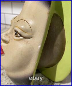 C. EL MEXICO Mexican Art Pottery (Sergio Bustamante Style) Ceramic Avocado Face