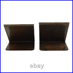 California Dirk Van Erp Style Vintage Art Pottery Ships Ceramic Tile Bookends