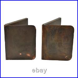 California Dirk Van Erp Style Vintage Art Pottery Ships Ceramic Tile Bookends