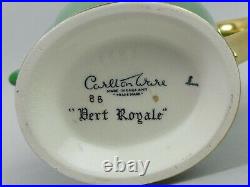 Carlton Ware Art Deco Vert Royal Pottery Coffee Set C. 1930