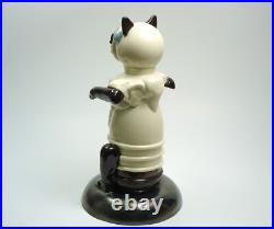 Cat Original Clay Sculpture, Handmade Ceramic Art, Pottery Figurine, Art Statue Cat Original Clay Sculpture, Handmade Ceramic Art, Pottery Figurine, Art Statue