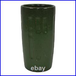 Cedric Christy Brown Studio Art Pottery Matte Green Hand Made Ceramic Vase