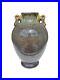 Ceramic Art Pottery Glaze Vase/Crock With Handles Decorative 12.5 Signed