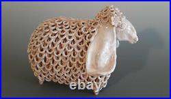 Ceramic Art Studio Pottery Handmade Lamb Sheep Sculpture Animal Figurine