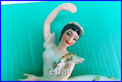 Ceramic Arts Studio Madison ATTITUDE & ARABESQUE Ballerina Wall Plaques