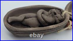 Ceramic Clay Art Mid-Century Gothic Couple Love Marriage Sumer