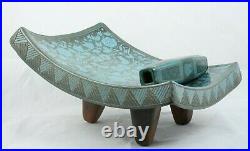 Ceramic/Pottery Metate/Grinding Stone Mexico Folk Art German Hernandez X-Large