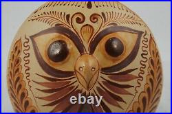 Ceramic/Pottery Owl Mexican Folk Art Collectible Decor Signed Pablo Pajarito #1