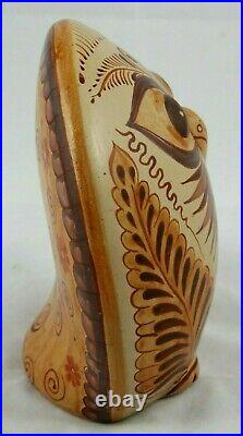 Ceramic/Pottery Owl Mexican Folk Art Collectible Decor Signed Pablo Pajarito #1